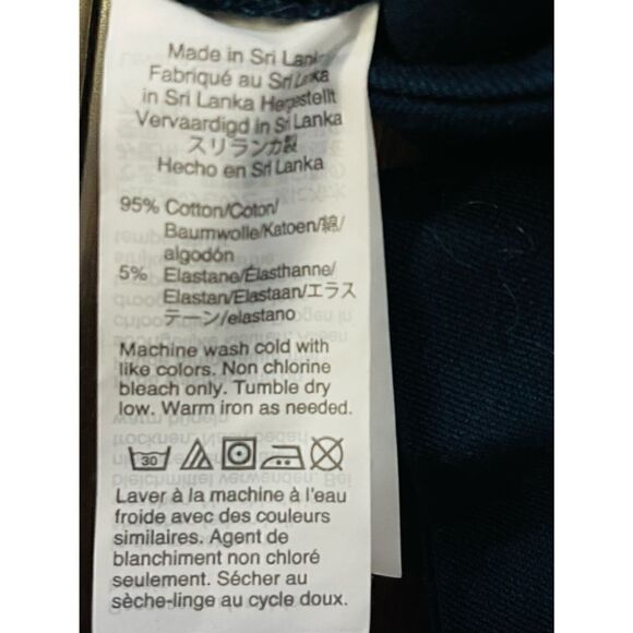 J. CREW The Winnie Size 8 Navy Stretch Twill Pant - Picture 9 of 11